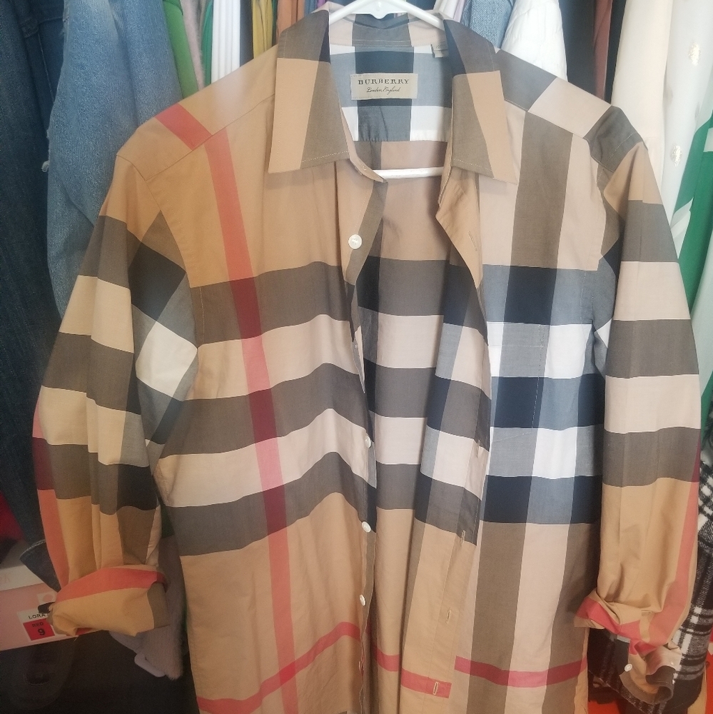 Burberry original plaid shirt
